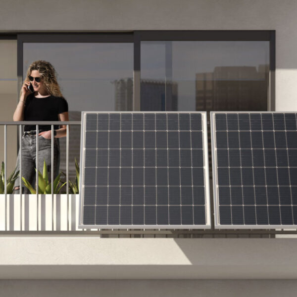 Fotovoltaico pannelli Balcone
